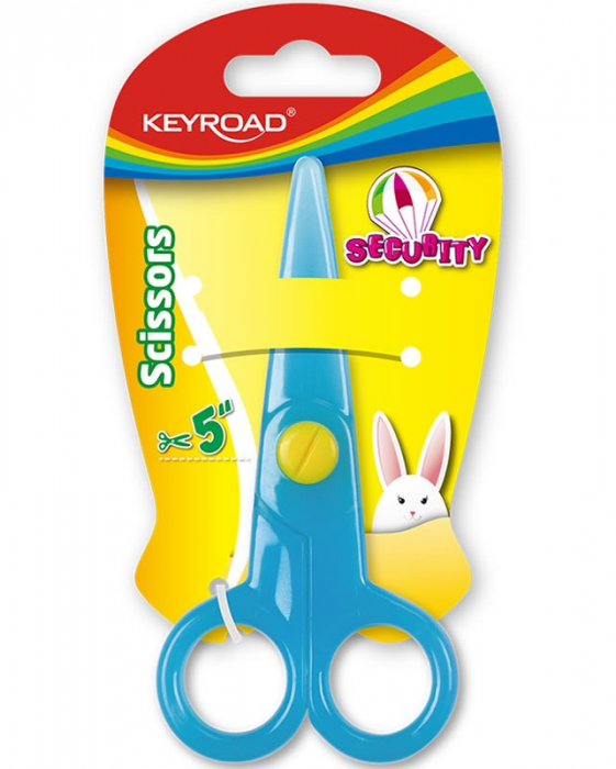 Foarfeca Prescolari Keyroad Plastic Sigur 12cm
