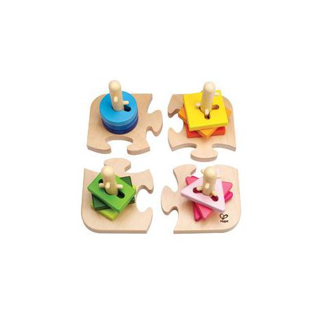 Hape Puzzle Creativ Lemn – Dezvoltă Imaginația - imagine 8