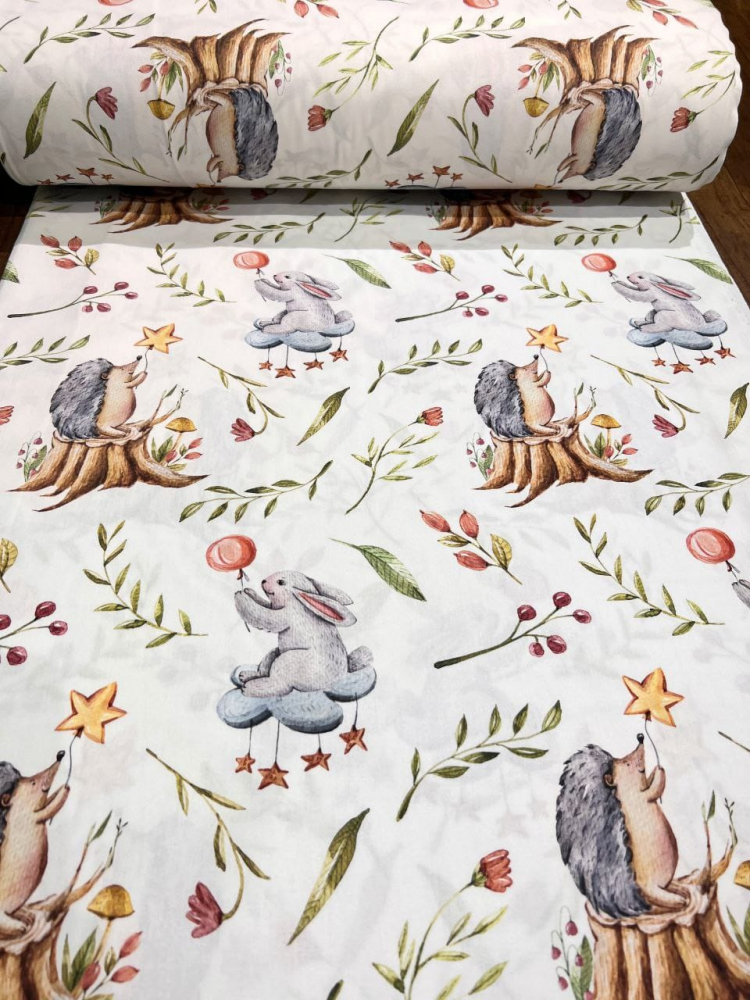 Cearsaf Nichiduta Hedgehog - confort maxim pentru bebe
