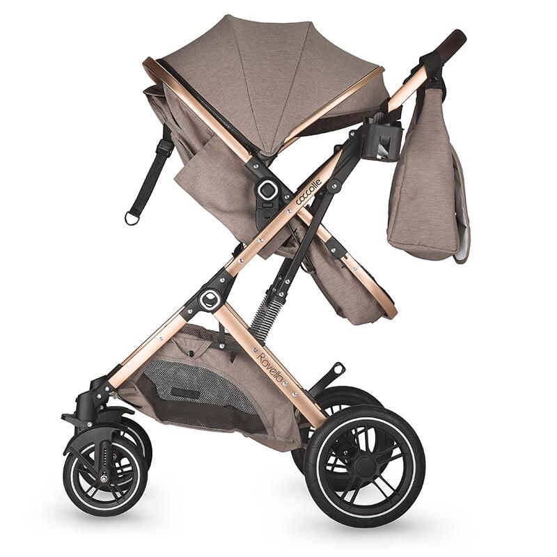 Cărucior Coccolle Ravello 3in1 Compact, Sand Beige - imagine 11