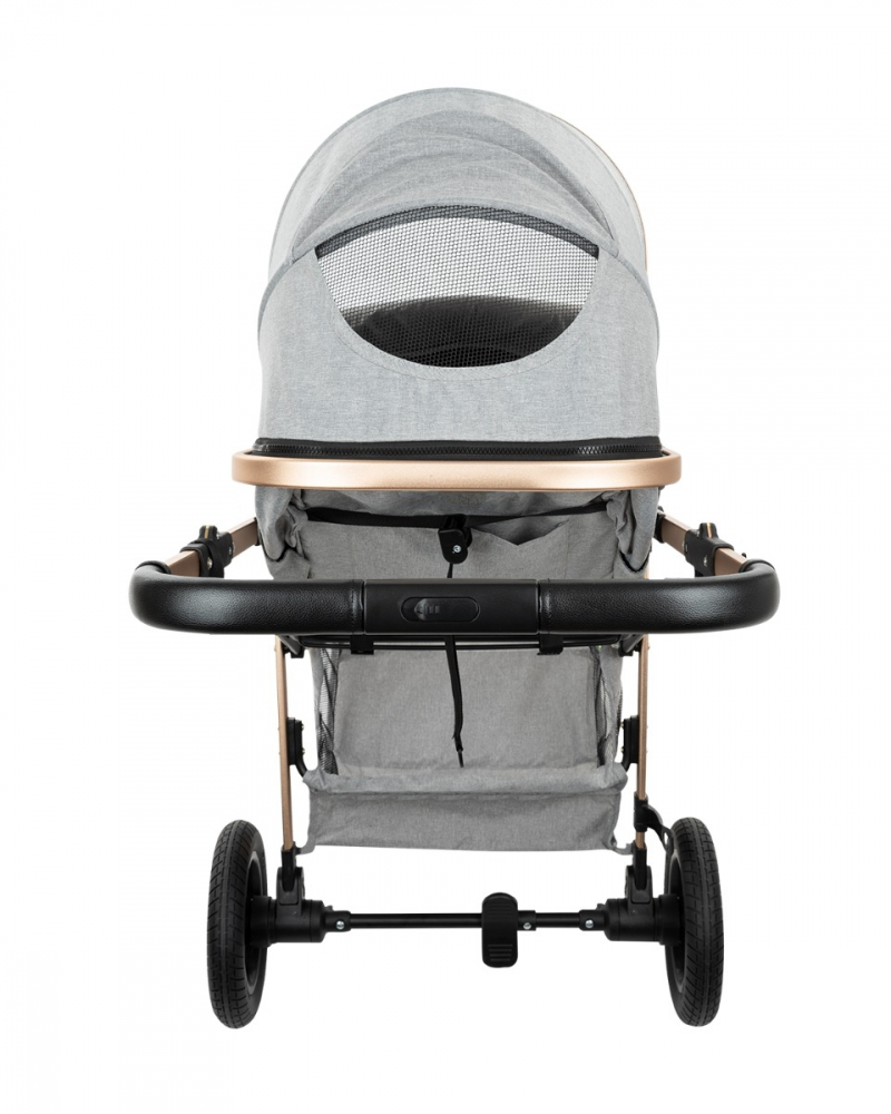 Carucior 3 in 1 Kikkaboo Kaia, Gri - imagine 3