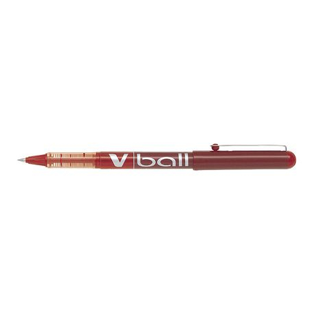 Roller Pilot V-Ball 0.5 mm Roșu - Scriere Fluidă