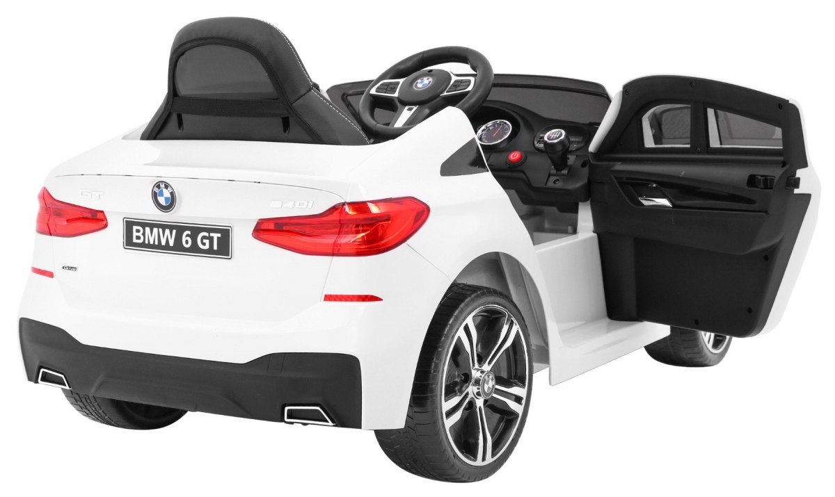 Masinuta Electrica BMW GT 640i Alb | Autokids - imagine 9