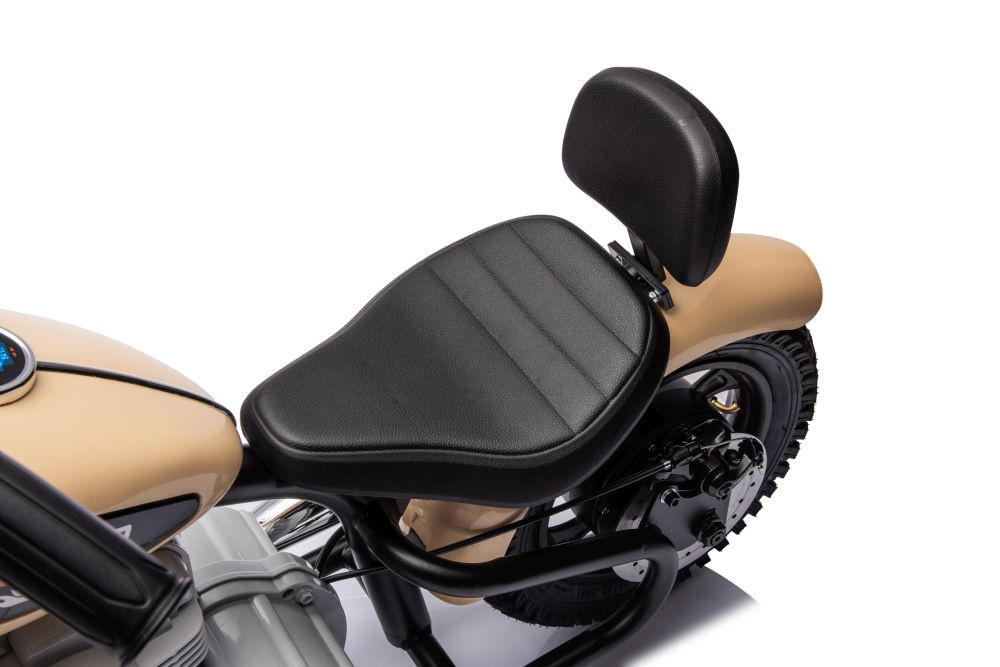 Motocicleta Electrica Leantoys A9902 Kaki - imagine 4