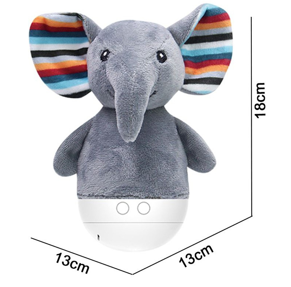 Lampa Veghe Muzicală LED Elefant 7 Culori - imagine 6