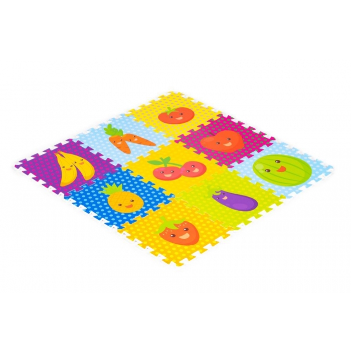 Salteluta joaca IPlay 86x86cm Fructe si legume educativa - imagine 2