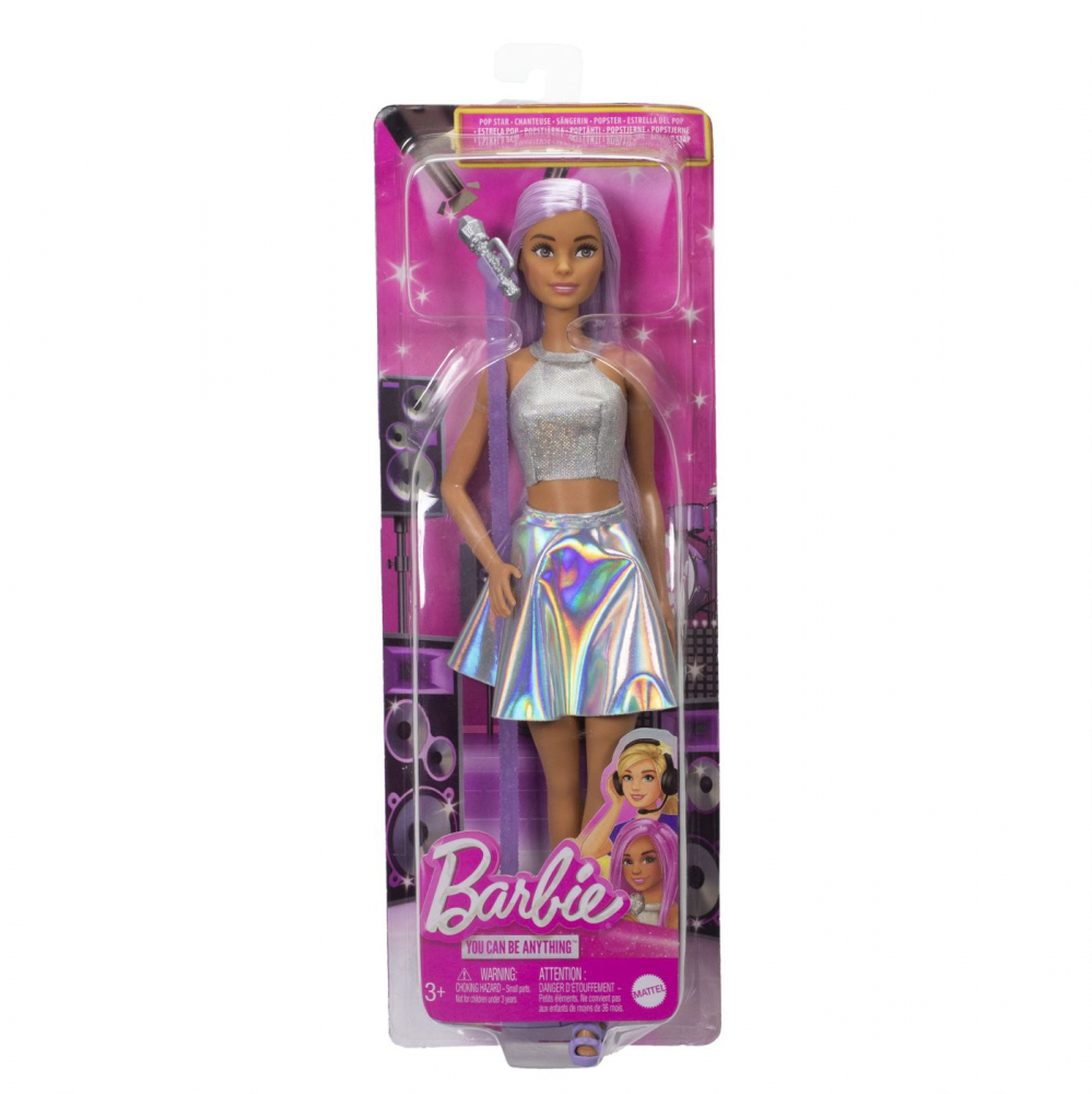 Păpușă Barbie Star Pop cu Microfon | Mattel