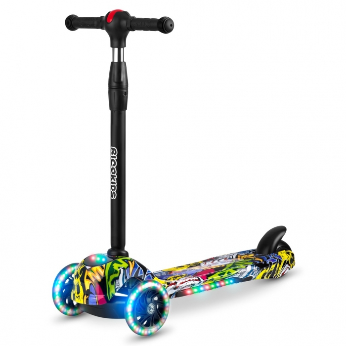 Trotineta Ricokids Piko LED cu ghidon reglabil - imagine 7