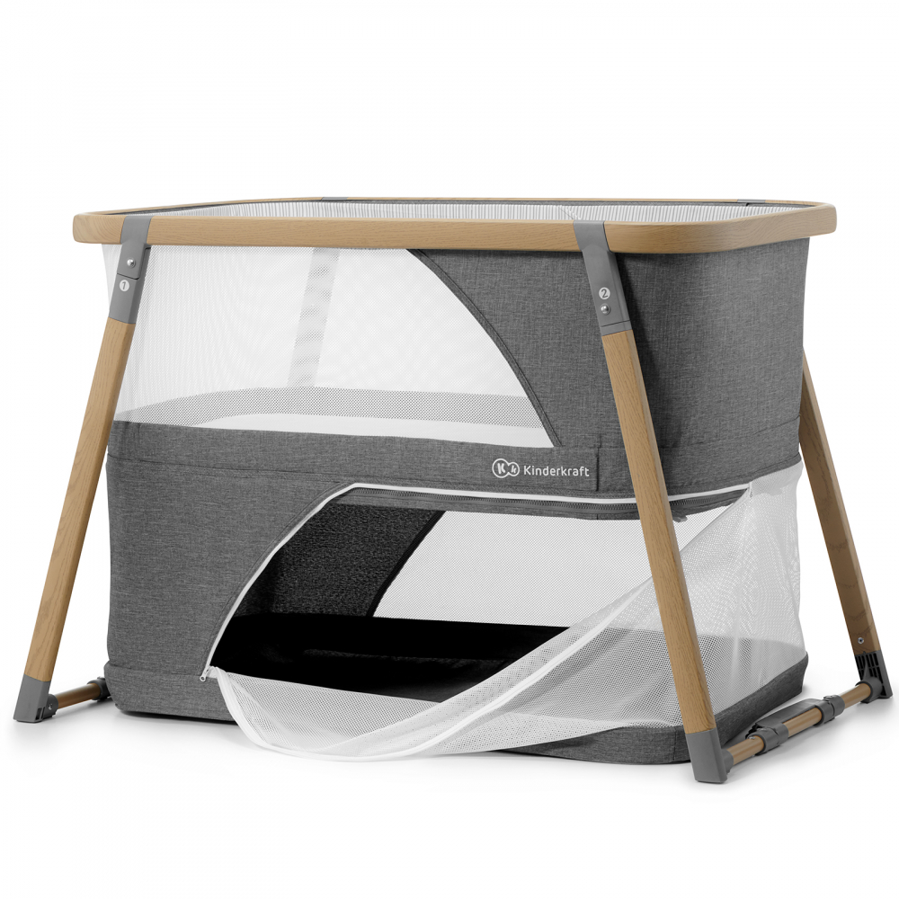 Patut de calatorie 4-in-1 Kinderkraft Sofi Grey - imagine 7