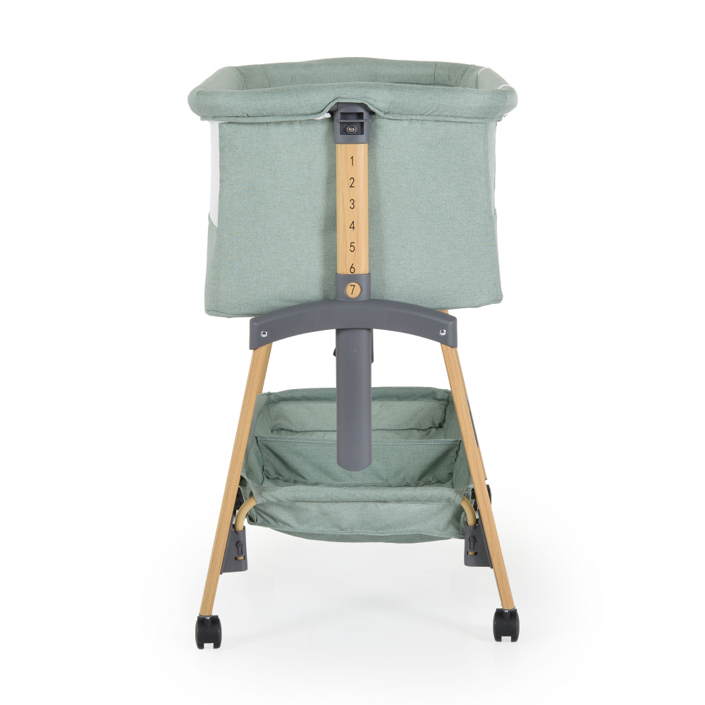 Patut Co-Sleeper Cangaroo Adoro Green 7 niveluri - imagine 5