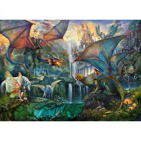Puzzle Dragoni la Luptă, 9000 piese, Ravensburger - imagine 2