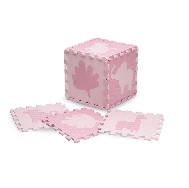 Covoraș Puzzle Momi Zawi 150x150 cm Pink