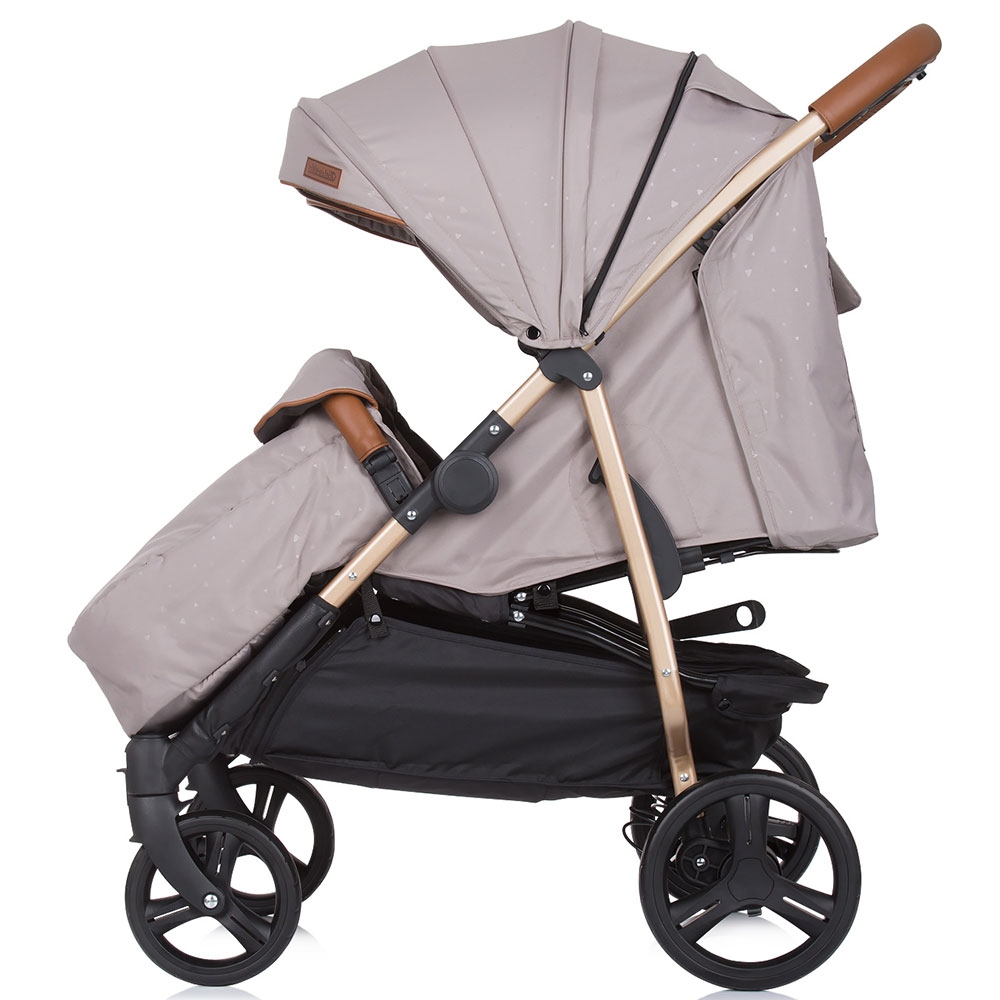 Carucior Gemeni Chipolino Passo Doble, Cadrusor Aluminiu - imagine 4