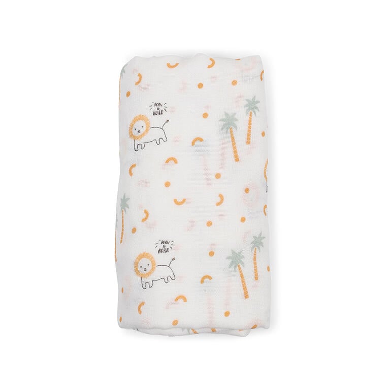Muselina Bambus Bonjourbébé Nairobi Mustard - imagine 2