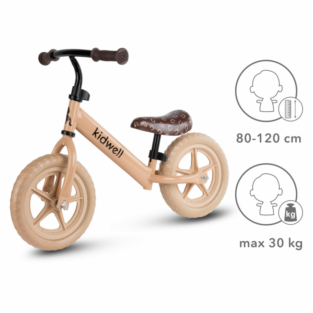 Bicicleta Echilibru Kidwell Beige | 249 Lei - imagine 5