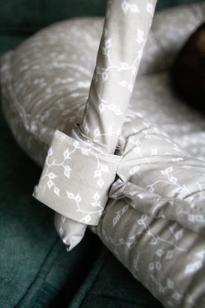 Salteluta Baby Nest Babyjem Gri | Somn Sigur - imagine 2