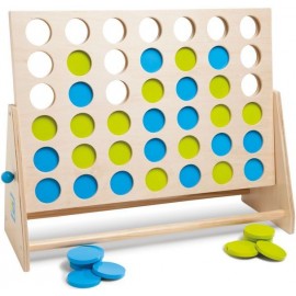 Joc 4 pe un Rand Gigant BS Toys - Lemn - imagine 3