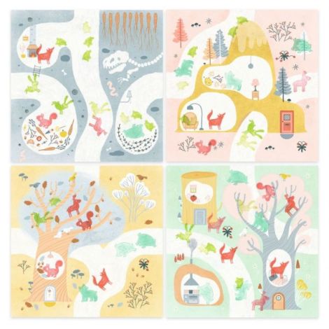 Djeco Stampile Animale - Joc Creativ 3-6 Ani - imagine 5