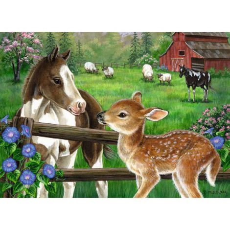 Puzzle Educativ Ravensburger Căluț și Căprioară - imagine 2
