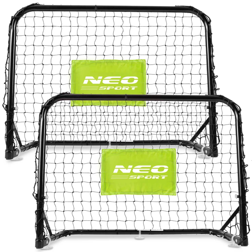 Set 2 Porți Fotbal Copii Neo Sport cu Plasă - imagine 3