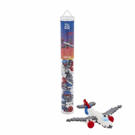 Set Plus-Plus Avion 100 piese - Jucărie STEM Creativă - imagine 2