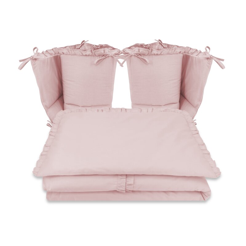 Lenjerie Patut MimiNu Royal 4 Piese Powder Pink