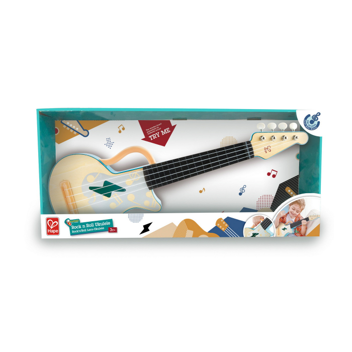 Hape Chitară Ukulele - Start Muzical Educațional
