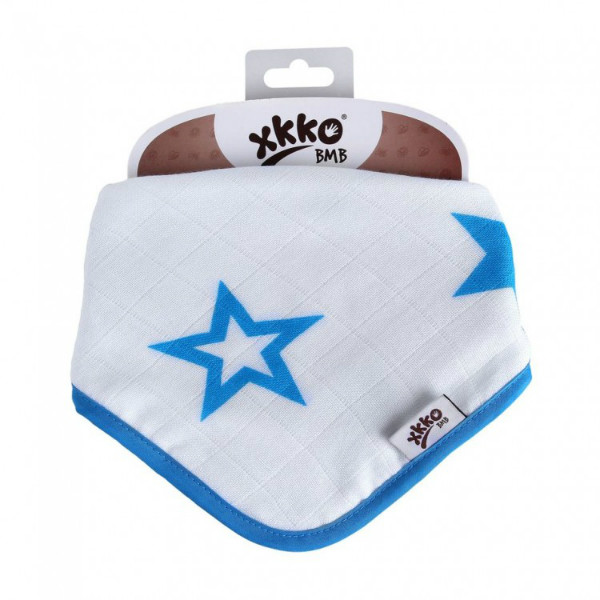 Eșarfă Bambus Cyan Stars XKKO | Antibacteriană