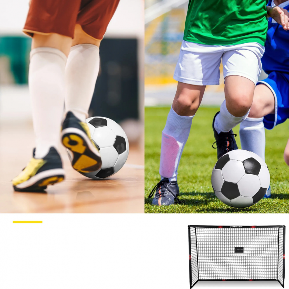 Poartă Fotbal Dunlop 300x200 cm | Antrenament Profesional - imagine 6