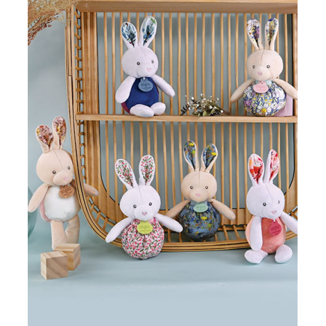 Iepuras Doudou 20cm - Jucarie Plus Bebelusi - imagine 4