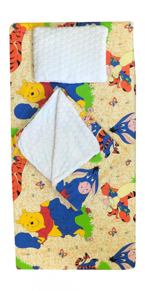 Set Iarnă Deseda Păturică Cearșaf Pernută 120x60 - imagine 9