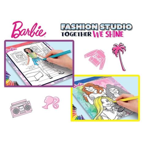 Lisciani Barbie Fashion Studio - Set Creativ Design - imagine 4