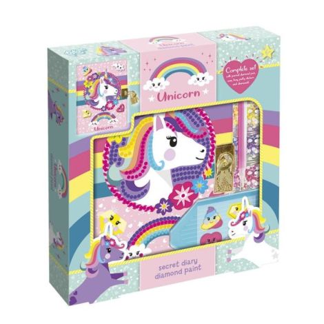 Totum Jurnal Unicorn cu Diamante - Creativ Securizat