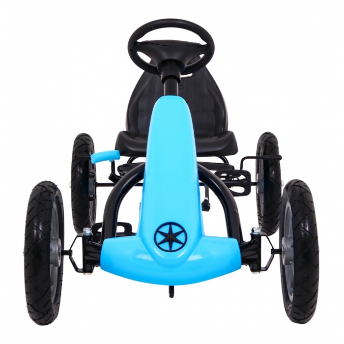 Gokart Star Albastru | Kart Pedale Copii 3+ Ani - imagine 6