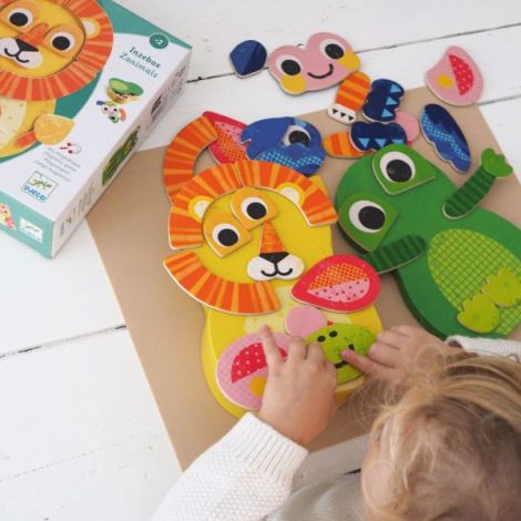 Joc Magnet Zanimals Djeco Creativitate 2+ Ani - imagine 3