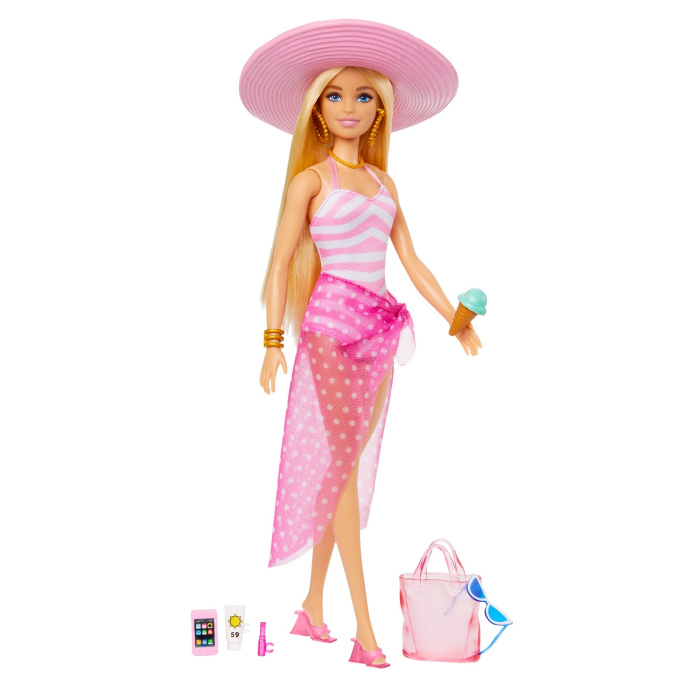 Păpușă Barbie Travel la Plajă