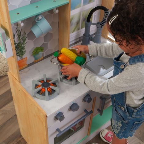Bucătărie de Joacă KidKraft Lemn Natural - imagine 11