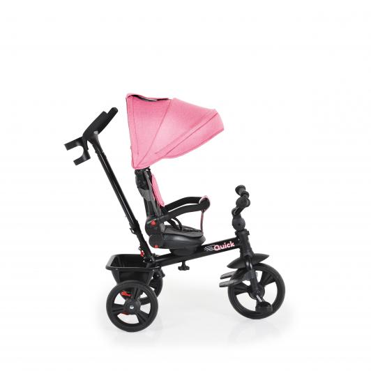 Tricicleta Byox Quick Pink, Sezut Reversibil, 18m+ - imagine 8