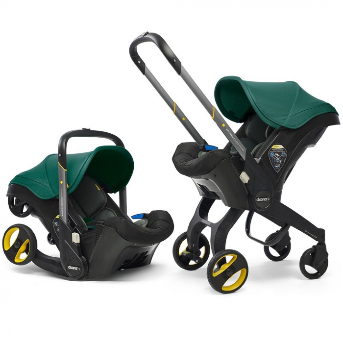 Scaun Auto Doona Racing Green 2 in 1 Transformabil