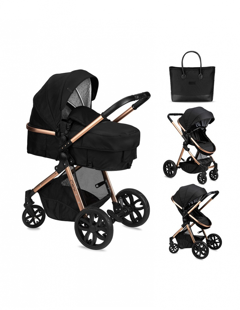 Carucior 2in1 Momi Limuru Black, Modular - imagine 6