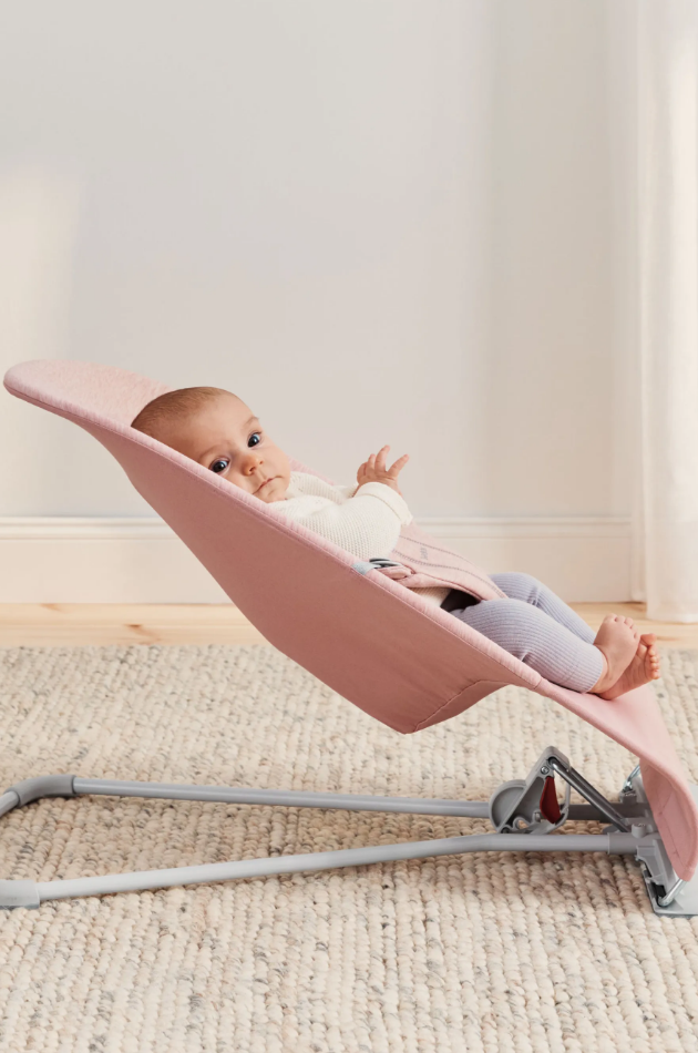 Balansoar BabyBjorn Bliss Light Pink 3D Jersey - imagine 4