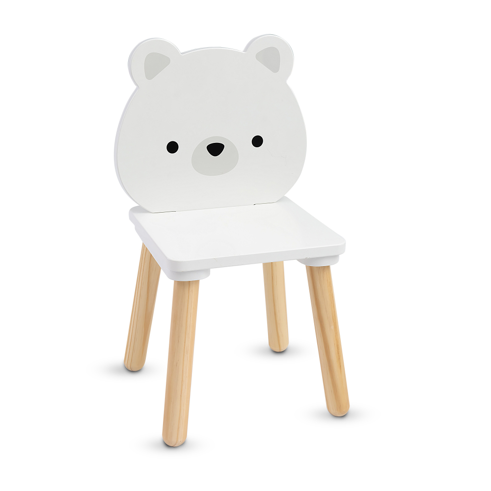 Set Masa Moni White Bears - Mobilier Copii Sigur - imagine 2