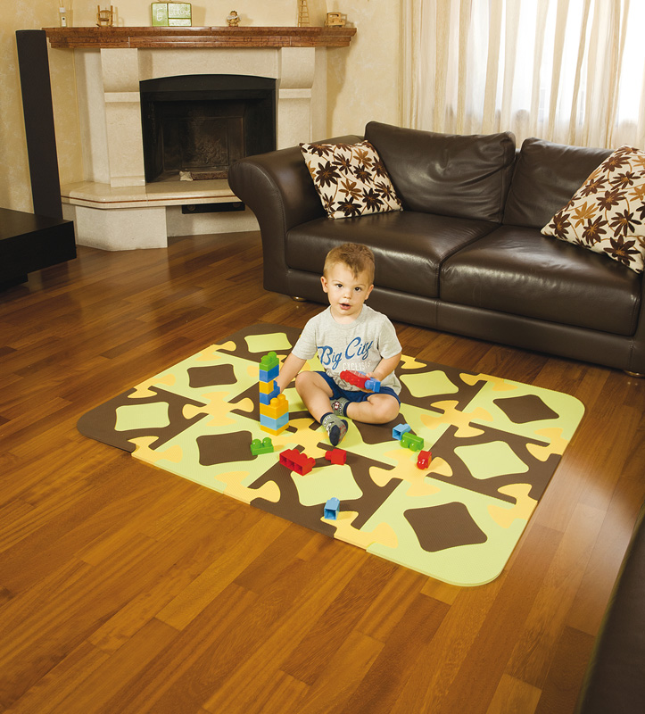 Covoras Joaca Non-Toxic OkBaby, 20 Piese - imagine 3