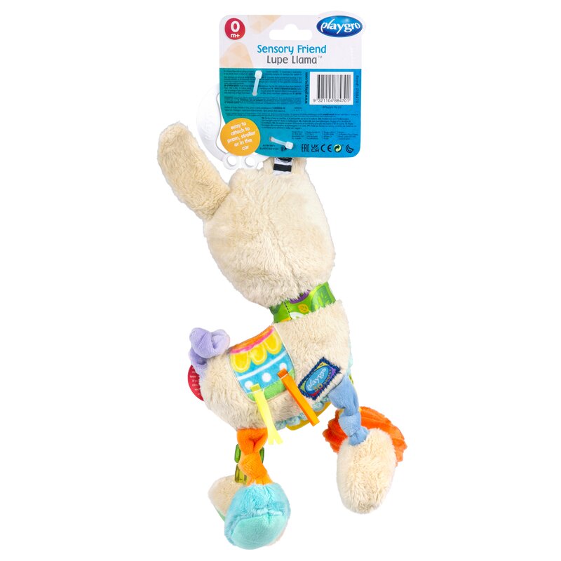 Playgro Lupe Llama Jucărie Senzorială cu Inele - imagine 2