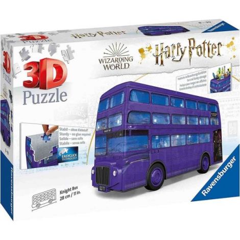 Puzzle 3D Harry Potter Autobuz | Ravensburger 216 piese - imagine 2