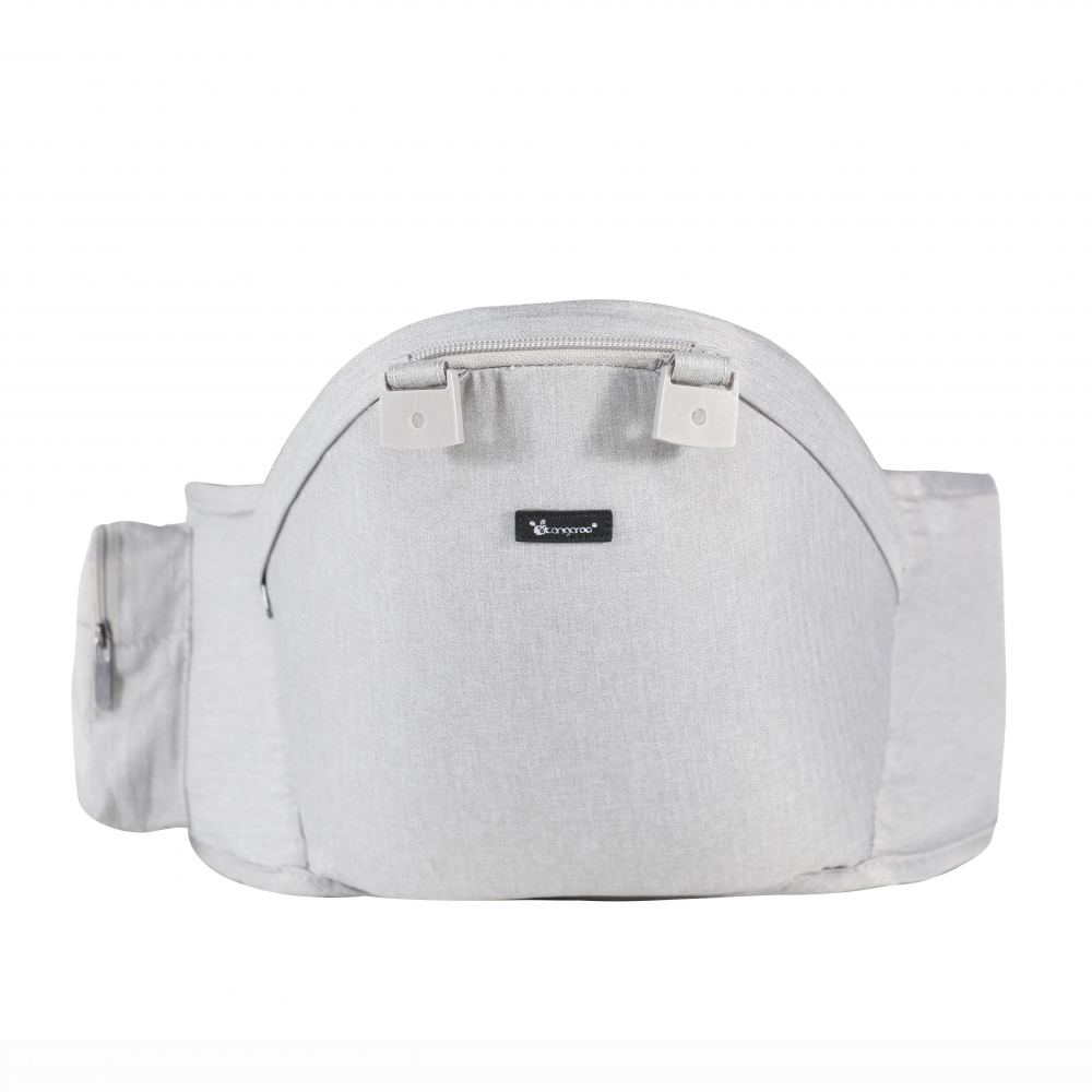 Marsupiu Cangaroo Ivy Grey | Ergonomic - imagine 6
