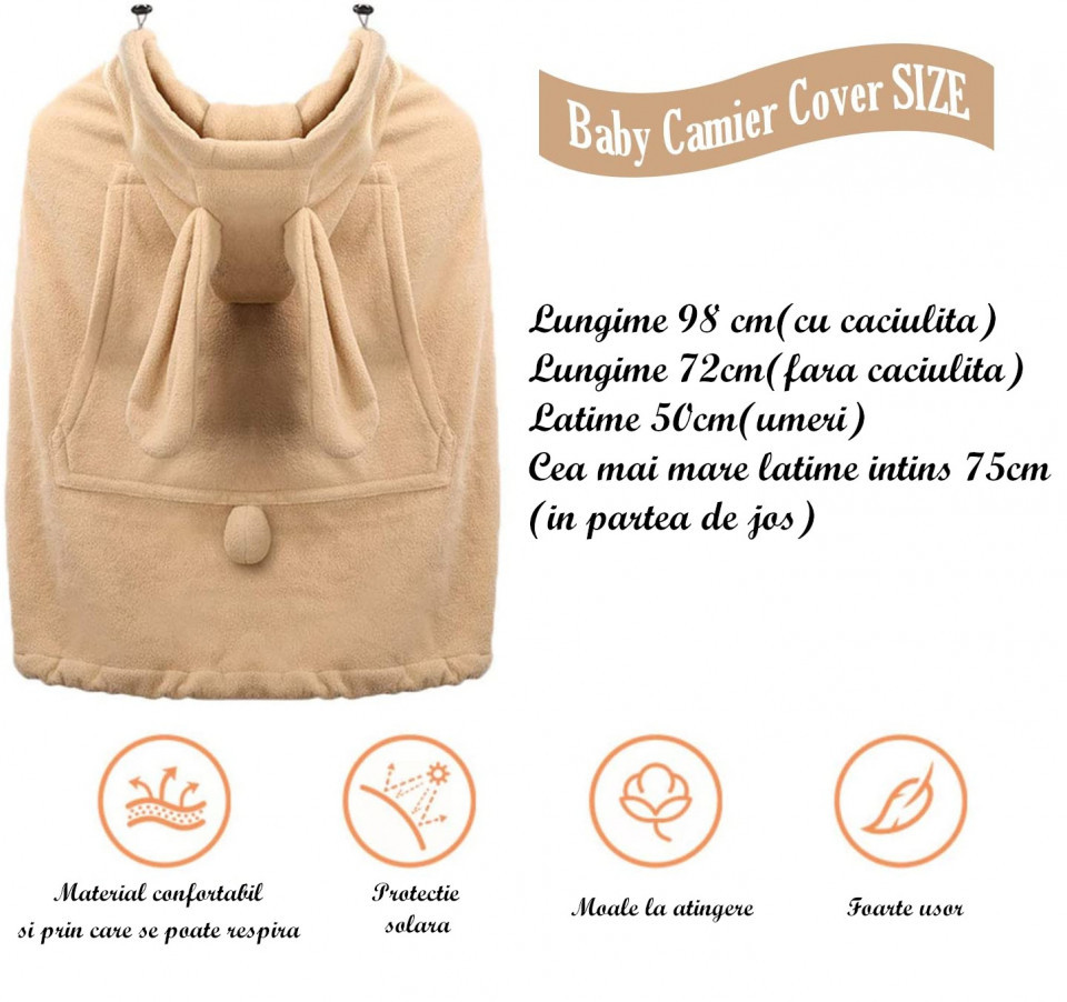 Protecție Universală Albă pentru Marsupiu Drool - imagine 3