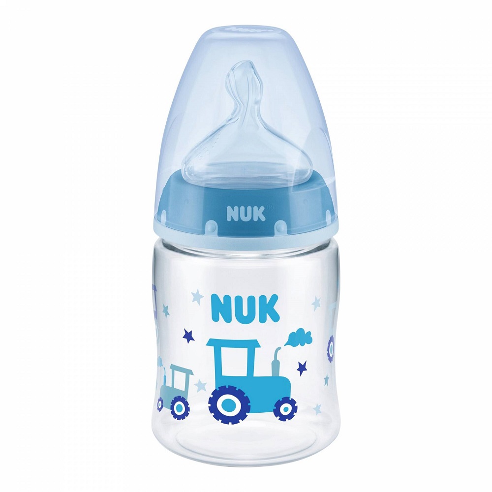 Biberon NUK First Choice Plus 150 ml, 0-6 luni, Silicon - imagine 2