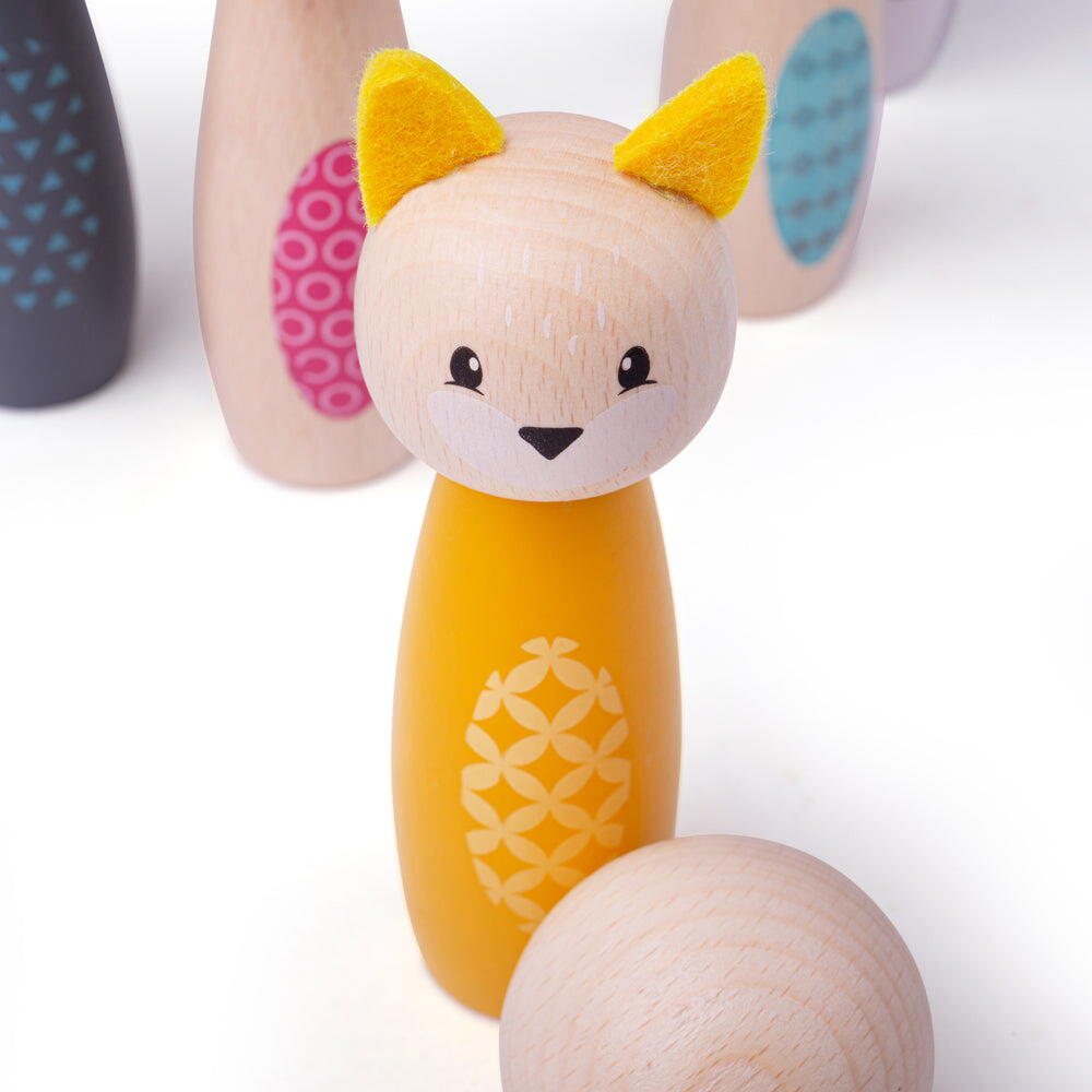 Set Popice Animalute Bigjigs | Jucarii Lemn Distractive - imagine 2