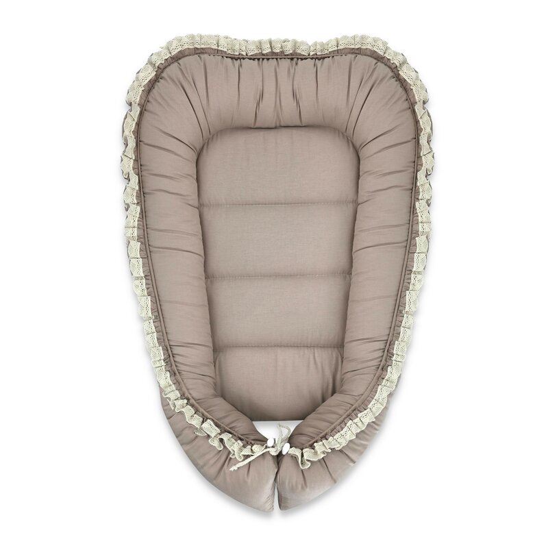 MimiNu Baby Nest Premium Mocha | Cocon Somn Sigur